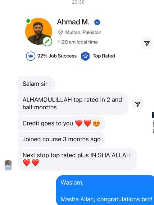 Student Win testimonial